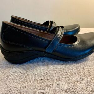 Hush Puppies Black Wedge Shoes